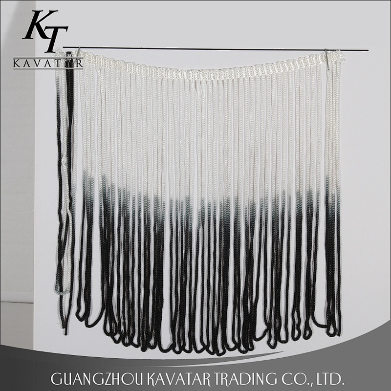Wholesale fancy long fringes trim for dance dress