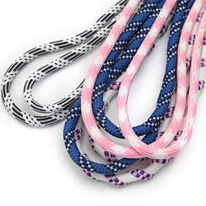Wholesale  Cords Polyester Garment Drawstring rope Hoodie Rope flat rope Custom Garment Accessories Fashion Silicone End Tips