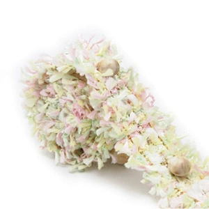 Shell shape Wholesale Personalized Multi lace trim pearl Embroidery Ribbon Cotton Ribbon trims and garment accessories