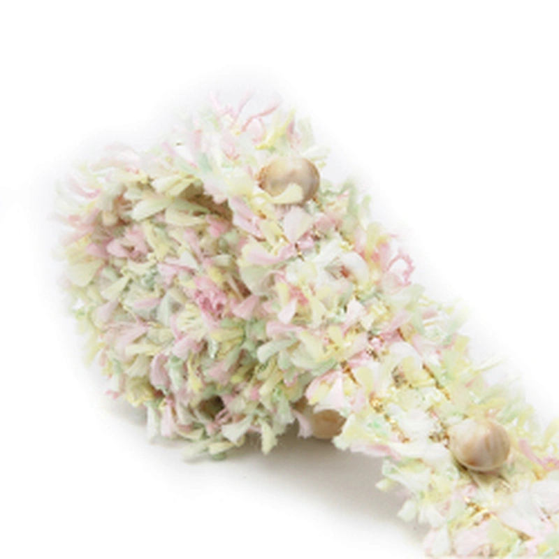 Shell shape Wholesale Personalized Multi lace trim pearl Embroidery Ribbon Cotton Ribbon trims and garment accessories