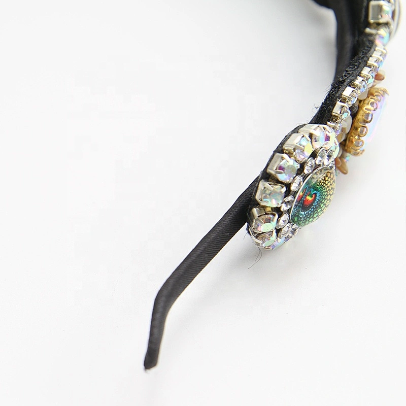Wholesale KNOTTED CANDY JEWELED Headband Hairbands Fashion designer turband headband Custom made headband