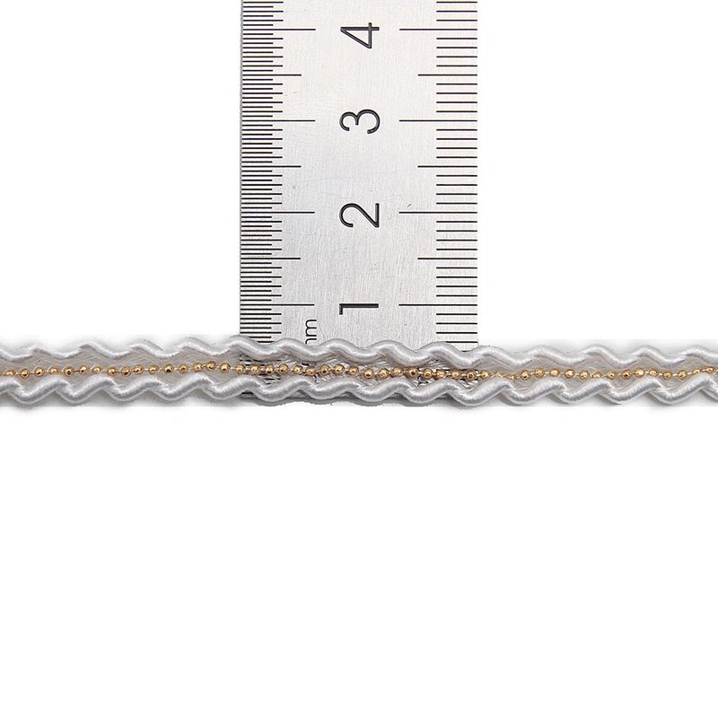 Wholesale Chain lace trim rhinestone 0.6 cm Sew-On lace trim Polyester net mesh Lace trimmings wedding for clothes  Accessories