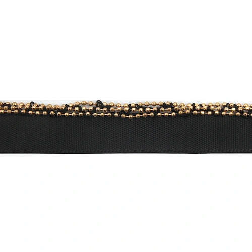 Wholesale Chain lace trim rhinestone 1.3 cm Sew-On lace trim Polyester net mesh Lace trimmings wedding for clothes  Accessories