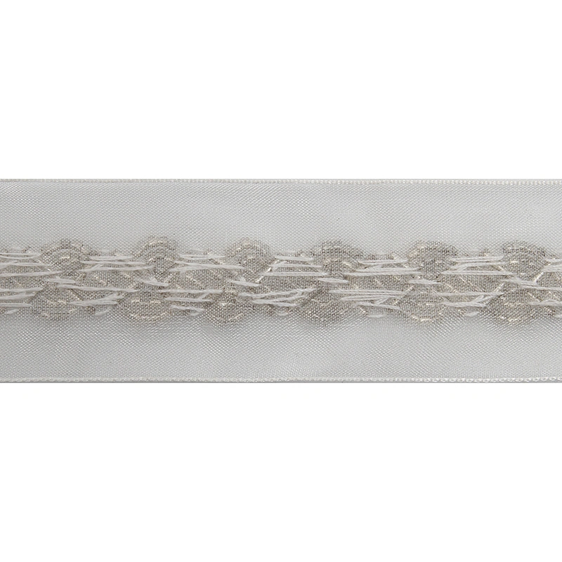 kavatar  wholesale new Handmade Bead lace Embroidered Tulle Trim wedding with Accessories Beads Rhinestones