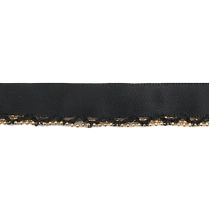 Wholesale Chain lace trim rhinestone 1.3 cm Sew-On lace trim Polyester net mesh Lace trimmings wedding for clothes  Accessories