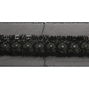kavatar  wholesale new Handmade Bead lace Embroidered Tulle Trim wedding with Accessories Beads Rhinestones