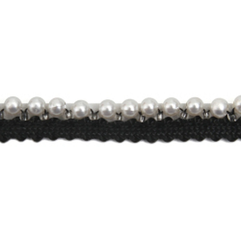 kavatar  wholesale new Handmade Bead lace Embroidered Tulle Trim wedding with Accessories Beads Rhinestones