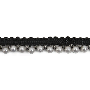 kavatar  wholesale new Handmade Bead lace Embroidered Tulle Trim wedding with Accessories Beads Rhinestones