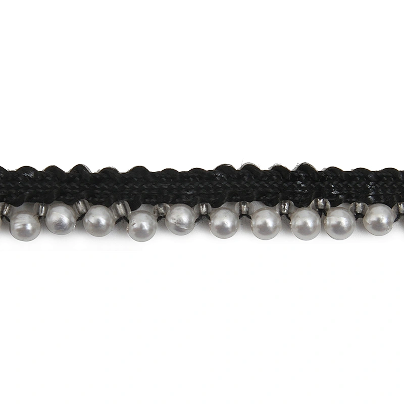 kavatar  wholesale new Handmade Bead lace Embroidered Tulle Trim wedding with Accessories Beads Rhinestones