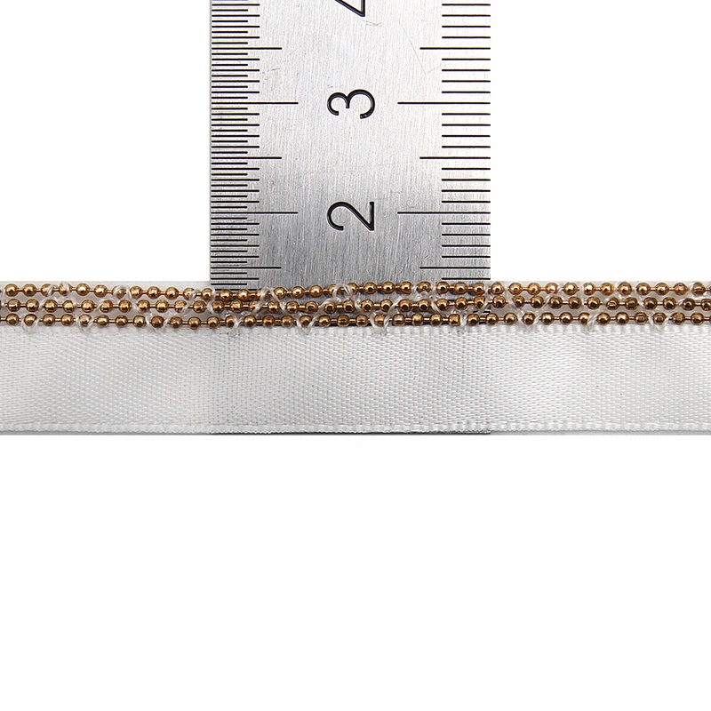 Wholesale Chain lace trim rhinestone 1.3 cm Sew-On lace trim Polyester net mesh Lace trimmings wedding for clothes  Accessories