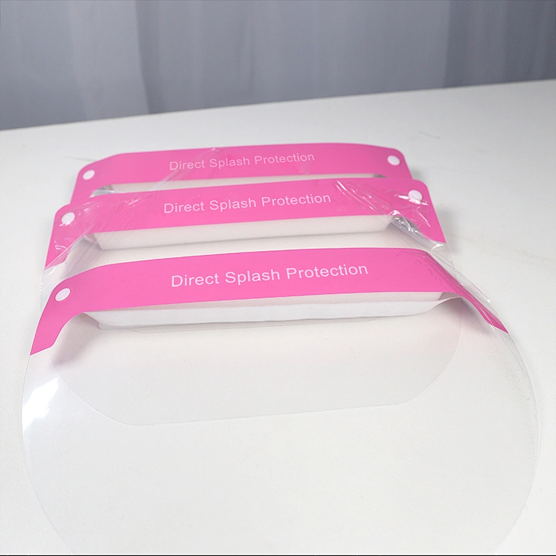 Factory PM 2.5 face splash shield protective facial mask disposable face shield