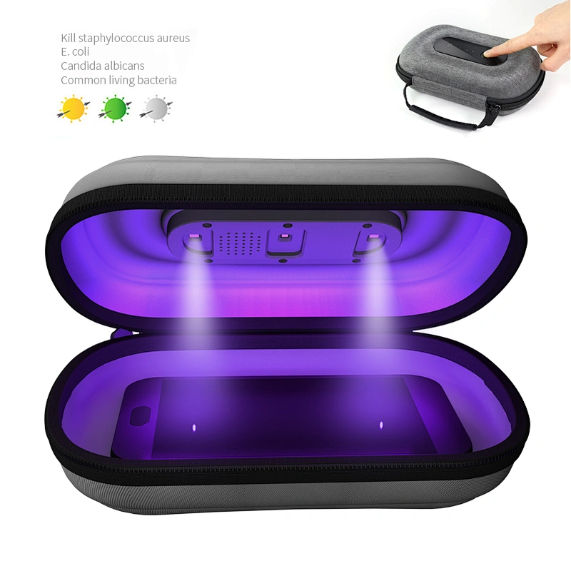 2020 Multifunctional rechargeable wireless charging mobile phone sterilizer UV sterilization box