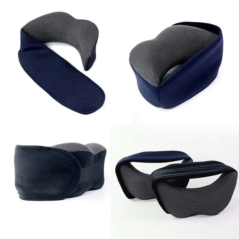 Office Car Airplane Neck Support Memory Foam Travel Pillow Scarf Eyeshade