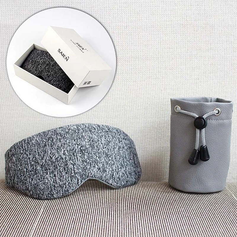 New patent eye cover relaxing far infrared heating sleeping gel travel eye mask