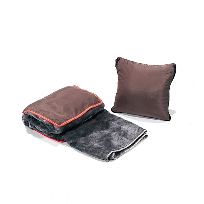 2020 Promotion Airplane Personalized Soft Fleece Folding Travel Blanket