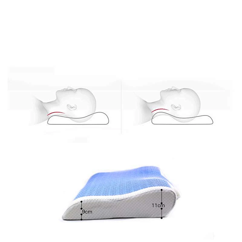 saien Hotel Cheap Sleeping wedge Anti bacterial Adult Memory Foam Gel Pillow