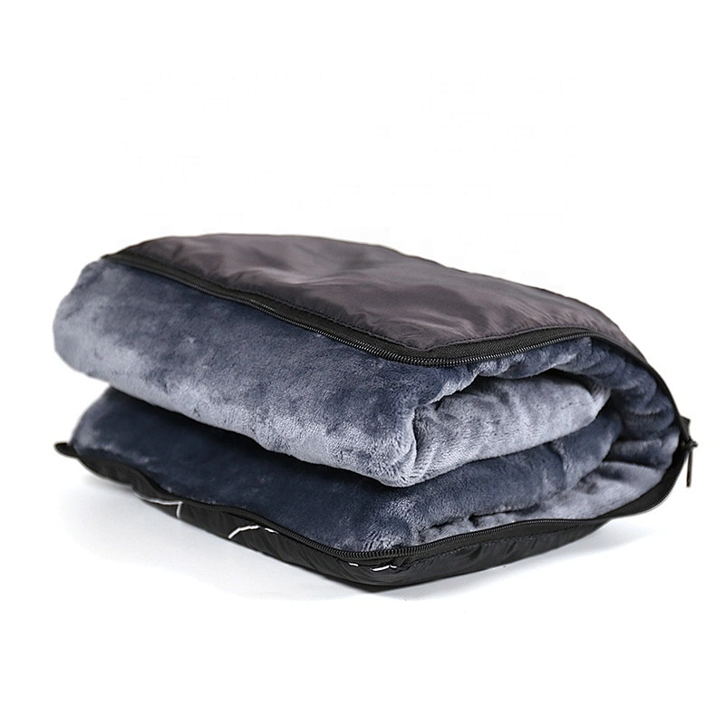 Factory Travel Thickened Flannel Throw Fleece Airplane Blanket