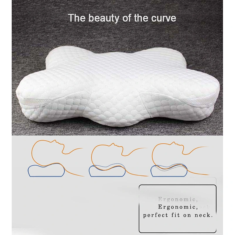 CPAP New Neck Support Pain Relax Maternity Memory Foam Pillow For Sleeping