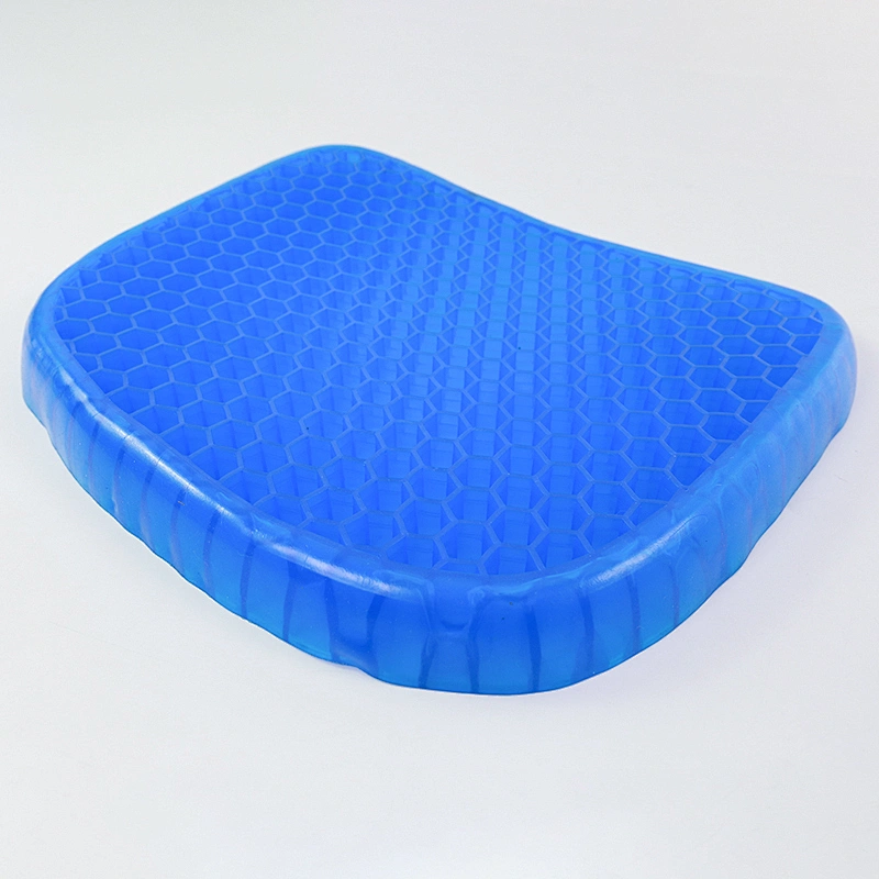 Factory Relaxing Orthopedic Floor Cushion Seating Sofa Cars Cool Summer Coccyx Gel Seat Cushion