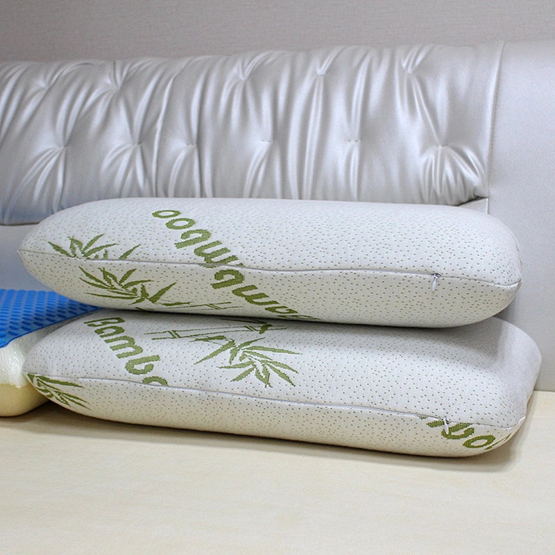 Promotion customized neck support breathable cooling gel memory foam pillow