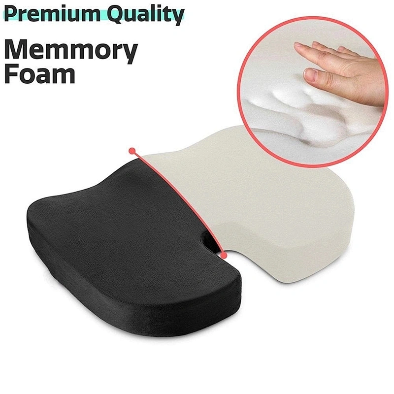 Promotion Pain Relief Office Chair Memory Foam Car Orthopedic Seat Cushions
