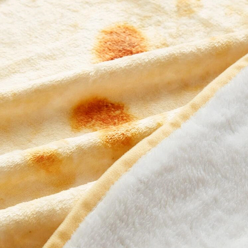 Promotion Airplane Personalized Soft Fleece Folding Travel Blanket Mexican chicken cake blanket