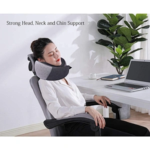 Custom Design Inflatable Cushion Foldable Airplane Pillow Travel Pillow Scarf