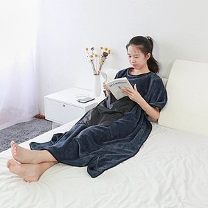 Factory Flannel Fleece Luxury Blanket Lightweight Cozy Plush Microfiber Solid Blanket For Amazon