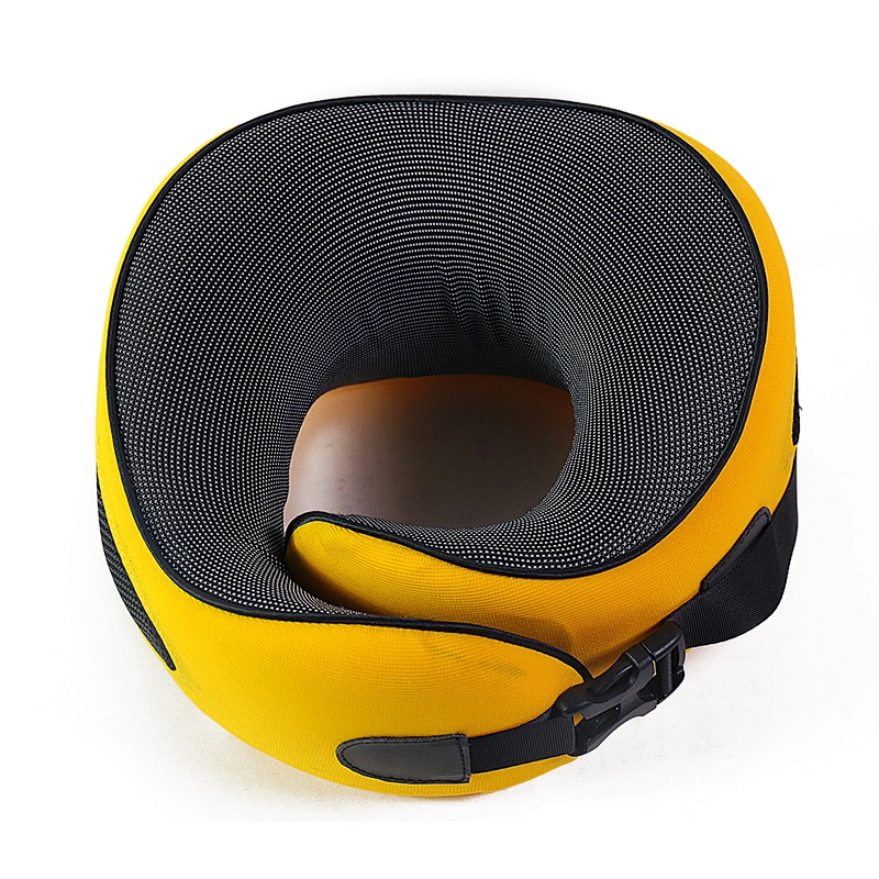 Orthopedic OEM Pillow Travel Foldable Memory Foam Neck Pillow Airplane Travel Kit