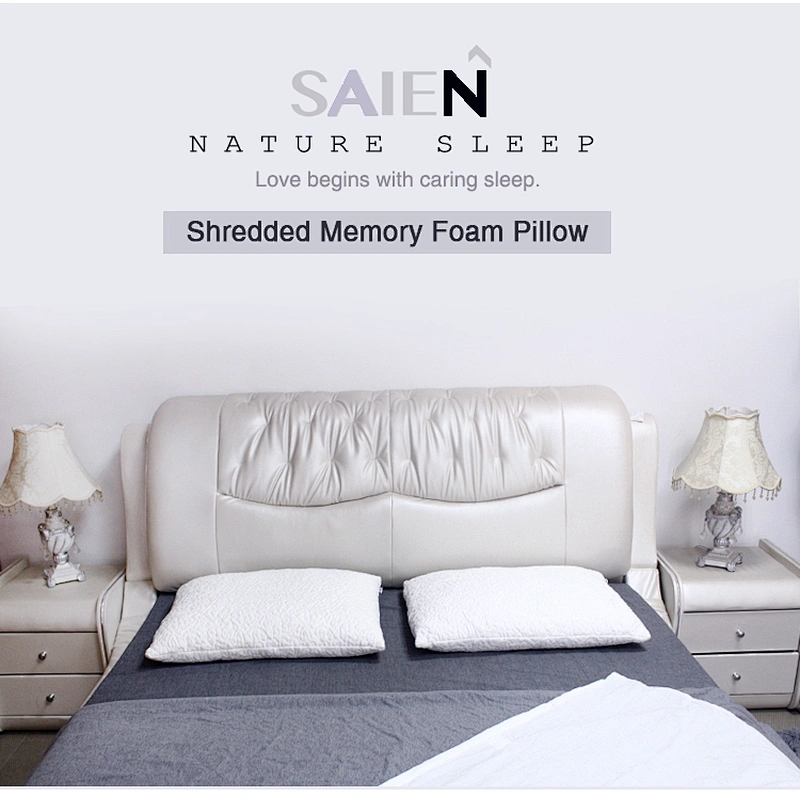 Wholesale hotel Comfort Adult Shredded Bamboo Memory Foam Pillow Anti Snore