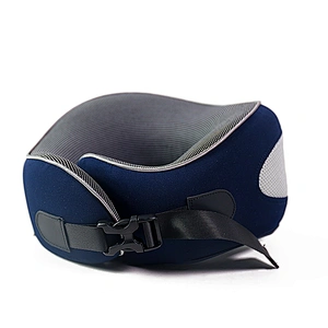 Portable Folding Adjustable Memory Foam Neck Pillow Pillow Support Travel kit 3 In 1