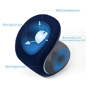 Newly Chin Neck Support Memory Foam Airplane Sleeping Travel Neck Pillow For Office