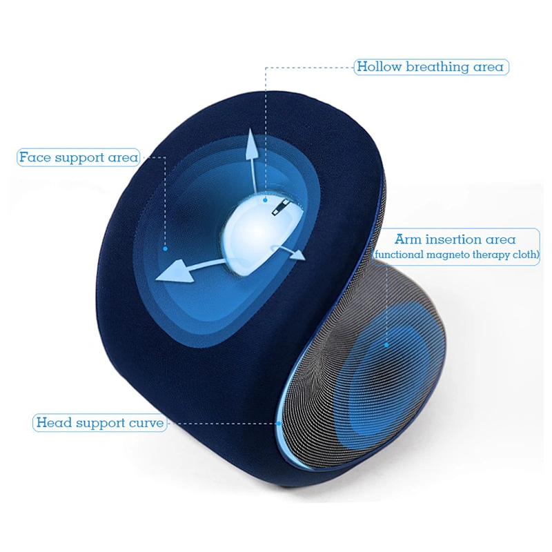 Newly Chin Neck Support Memory Foam Airplane Sleeping Travel Neck Pillow For Office