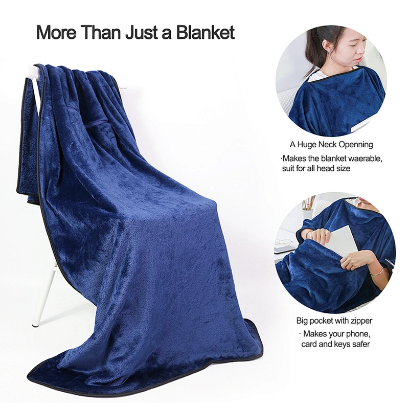 Factory Flannel Fleece Luxury Blanket Lightweight Cozy Plush Microfiber Solid Blanket For Amazon