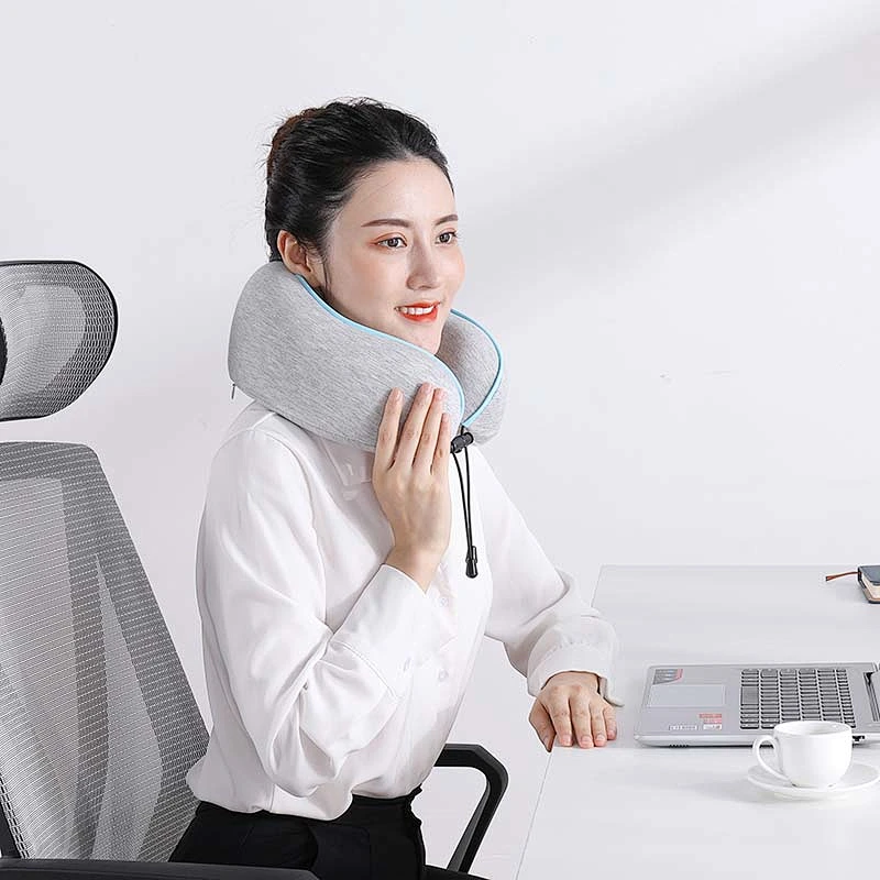 saien hot sale Latest office airplane bus train travel neck pillow memory foam