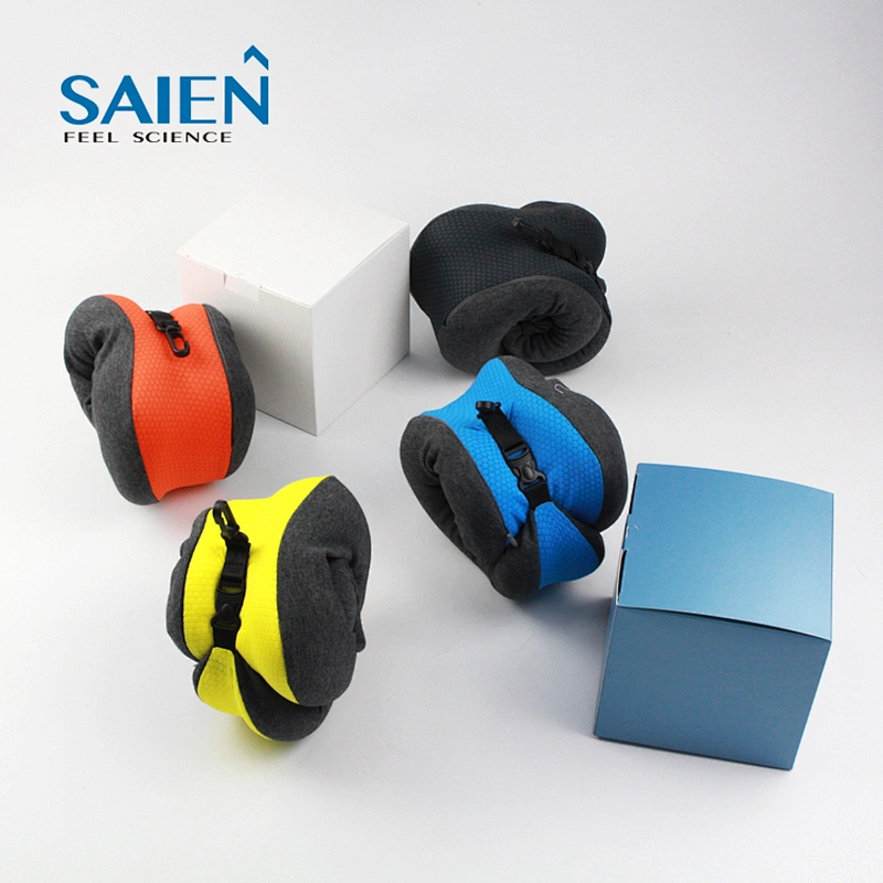 Super Soft Velour Luxury Firm Memory Foam Neck Support Cushion/travel pillow
