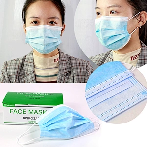 Protective Anti Sickness Anti Dust 3 Ply Face Mask