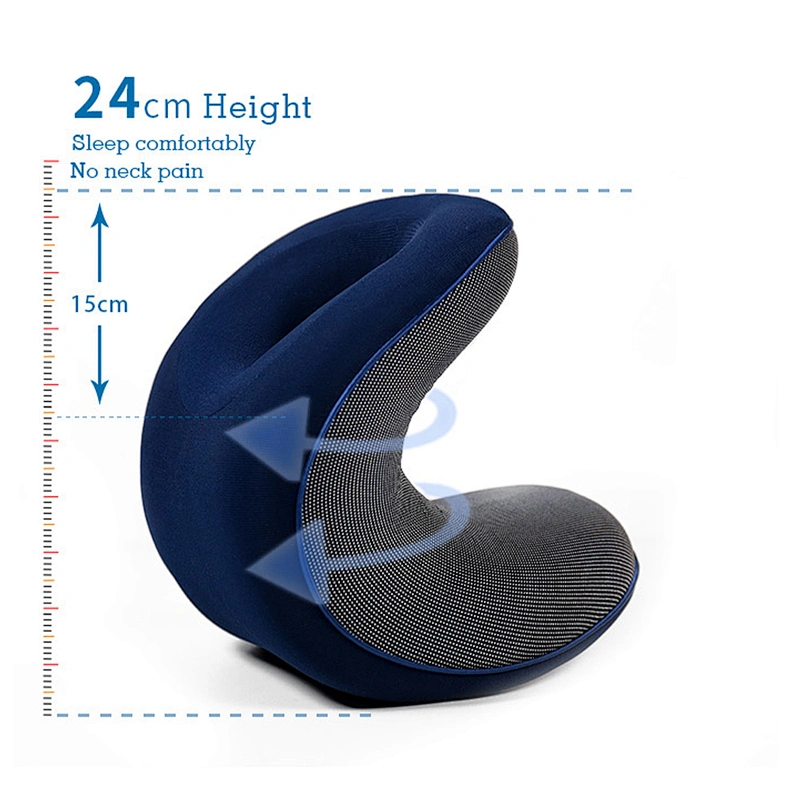 Newly Chin Neck Support Memory Foam Airplane Sleeping Travel Neck Pillow For Office