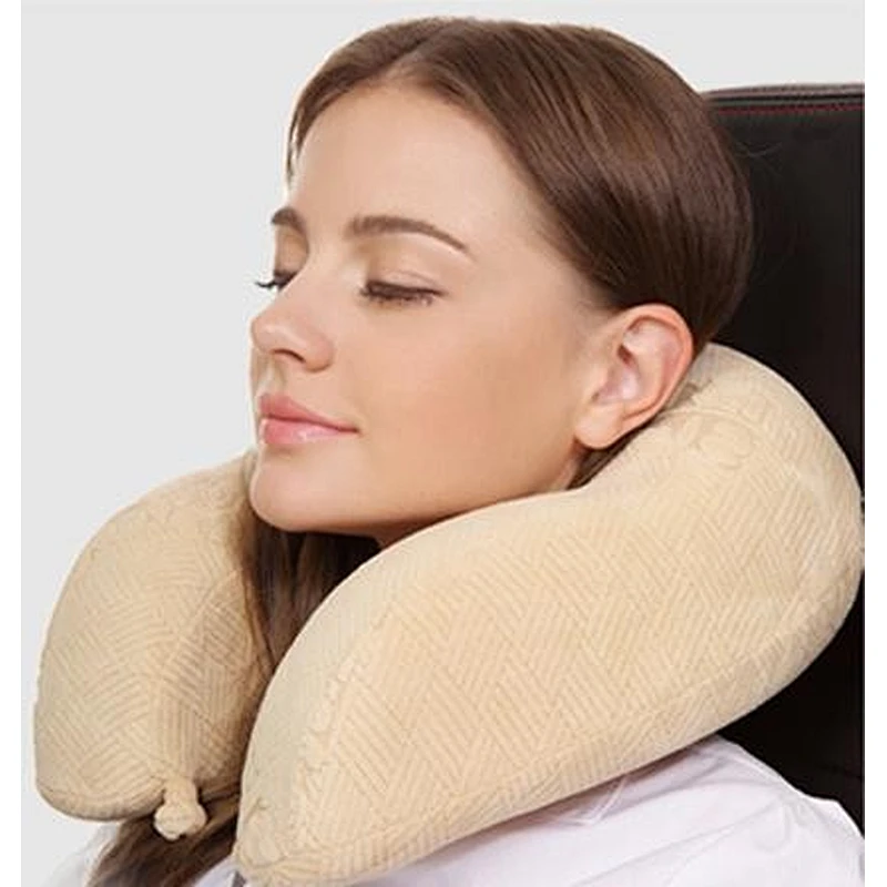 wholesale travel set memory foam neck massage head pillow
