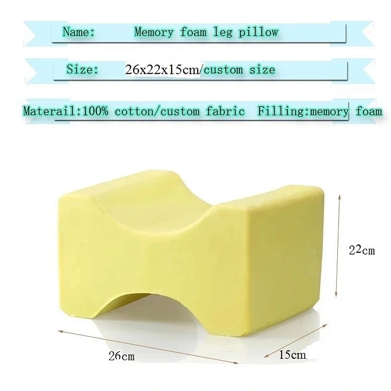 Comfortable Sofa Leg Rest High Support Memory Foam Pillow Knee Cushion Washable