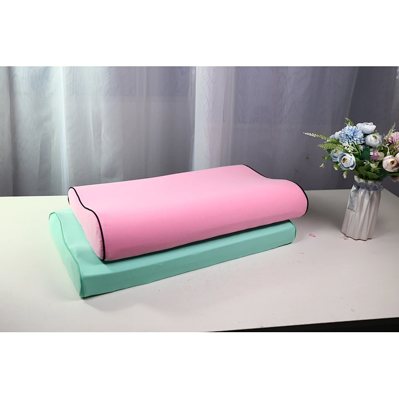2020 Wholesale Orthopedic Healthy Breathable Cotton Memory Foam Newborn Baby Pillow