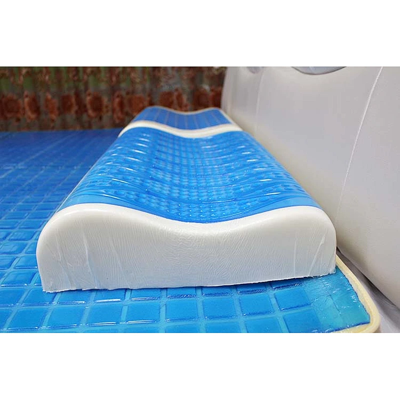 Promotion Visco Orthopedic Silica Memory Foam Contour Ice Cool Comfort Gel Pillows