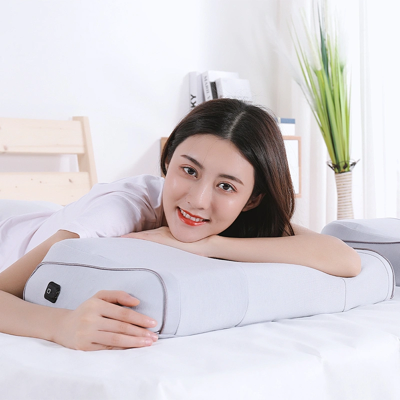 Factory OEM new design ergonomic cotton shredded chips memory foam bed sleep pillow