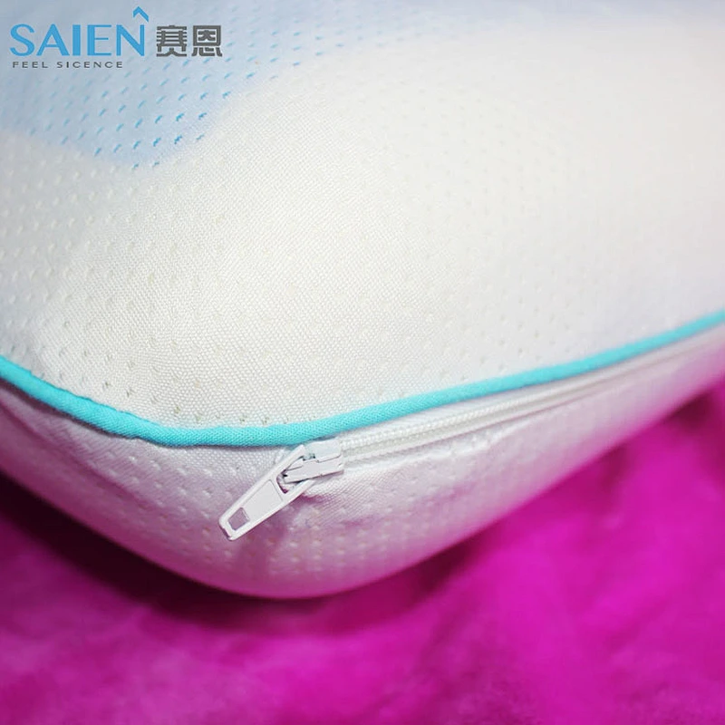 Promotion customized neck support breathable cooling gel memory foam pillow