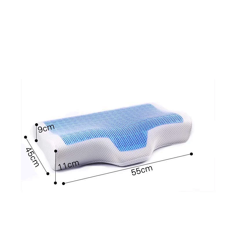 saien Hotel Cheap Sleeping wedge Anti bacterial Adult Memory Foam Gel Pillow