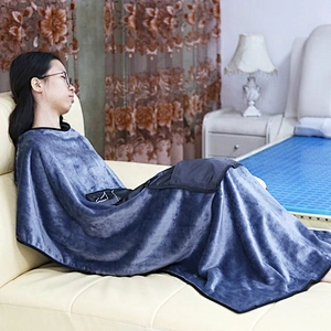 Factory Travel Thickened Flannel Throw Fleece Airplane Blanket