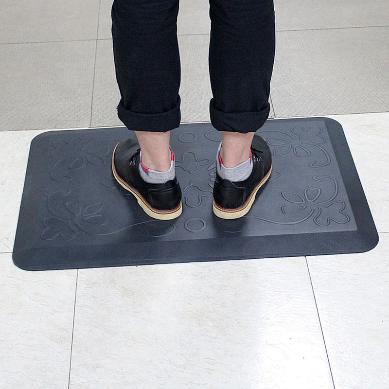 BSCI Factory Durable Flexible Anti-fatigue Computer Kitchen PU foaming Floor Mats