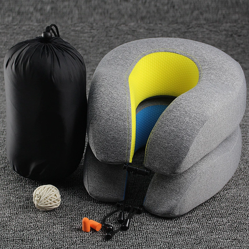 wholesale travel set memory foam neck massage head pillow