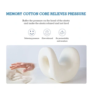 Newly Chin Neck Support Memory Foam Airplane Sleeping Travel Neck Pillow For Office