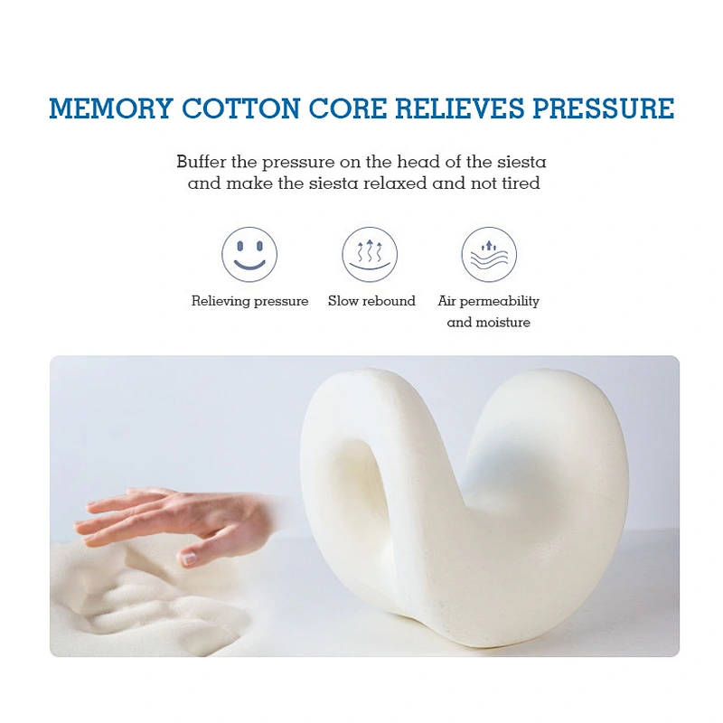 Newly Chin Neck Support Memory Foam Airplane Sleeping Travel Neck Pillow For Office